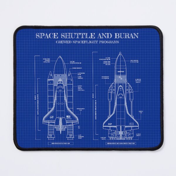 Artikelvorschau, NASA Space Shuttle vs Energia Buran (Blueprint-English) entworfen und verkauft von BGALAXY.