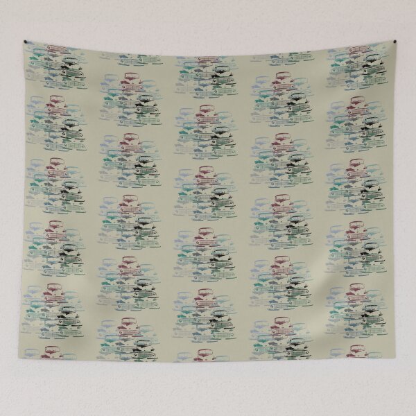 Item preview, Morris Minor MM 1950s British classic car paint shades designed and sold by soitwouldseem.