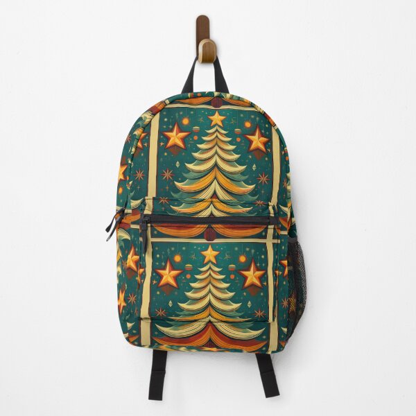 Item preview, Retro Holiday Tree with Stars designed and sold by RaiyaTees.