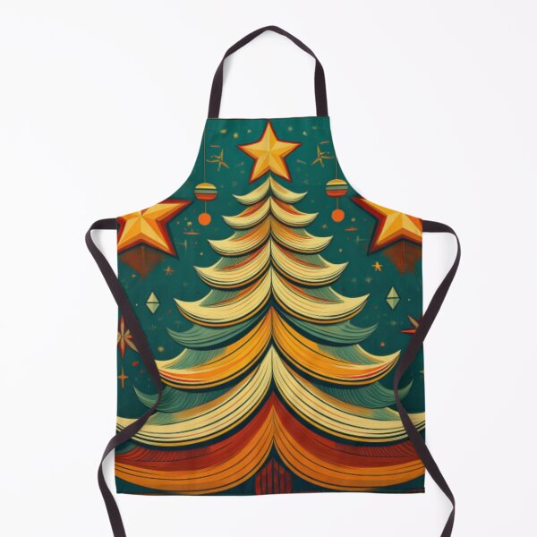 Item preview, Retro Holiday Tree with Stars designed and sold by RaiyaTees.