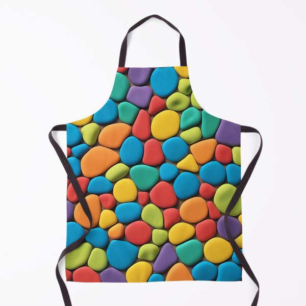 Item preview, Colorful clay pebbles designed and sold by NolineXpression.