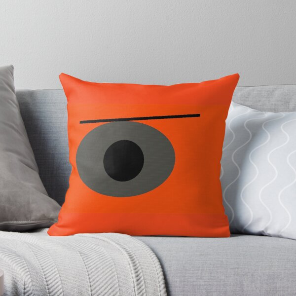Angry Eye Throw Pillow