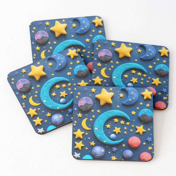 Item preview, Clay starry night designed and sold by NolineXpression.