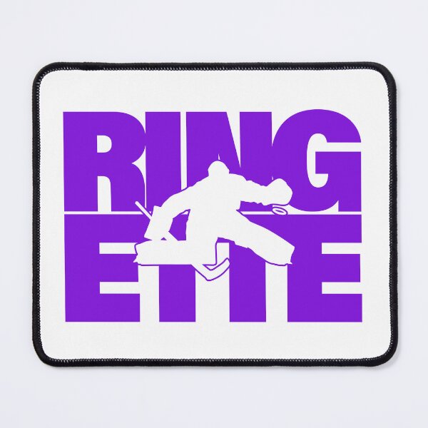 Item preview, Ringette goalie purple silhuette designed and sold by EmeraldeaArt.