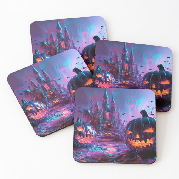 Item preview, Holographic Pumpkin Design 3D | Unique & Vibrant Halloween Decorations designed and sold by emaga.