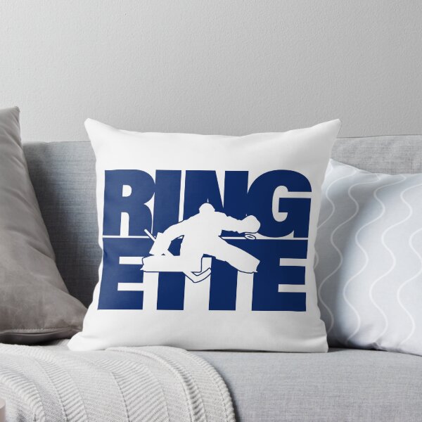 Item preview, Ringette goalie dark blue silhuette designed and sold by EmeraldeaArt.