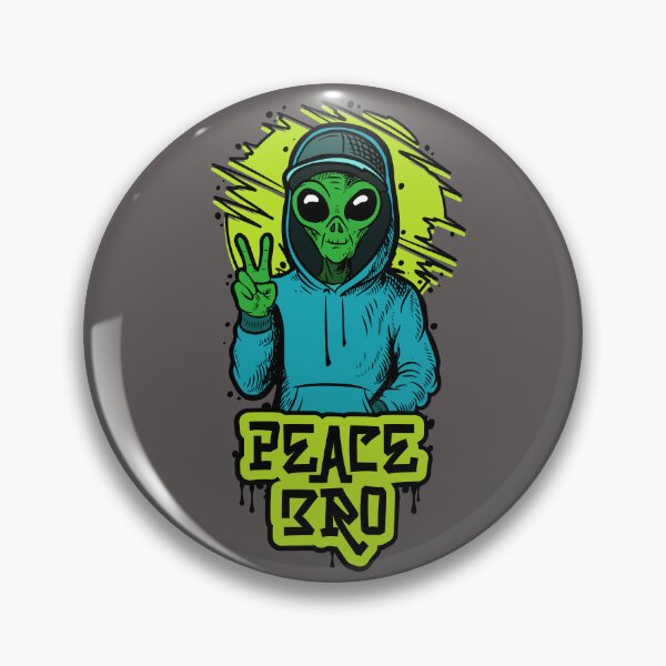 Item preview, Happy Smile Positive Alien Sign For Space Fan designed and sold by Plant On Demand.