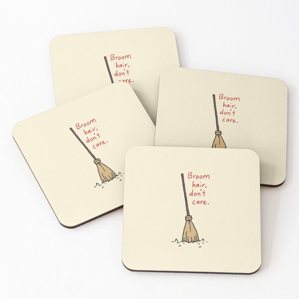 Item preview, Broom Hair, Don't Care - Minimalist Witch Humor Art designed and sold by CosyCush.