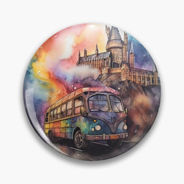 Item preview, Magical Bus Sticker designed and sold by pelzolga.