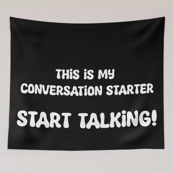 Item preview, This Is My Conversation Starter designed and sold by Baynewash.