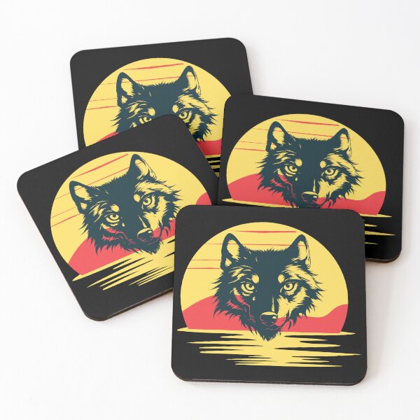 Item preview, WOLF EVIL.RETRO WOLVES. designed and sold by JAGA-ALIME.