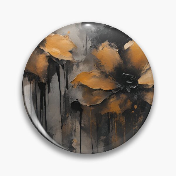 Item preview, Dark Moody Flowers Paint Drips designed and sold by Urbanwraps.