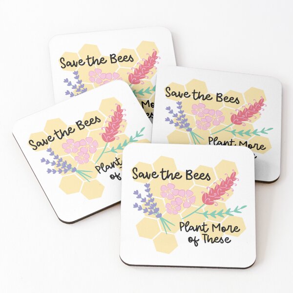 Item preview, Save the Bees, by Planting Flowers designed and sold by DahliaCreative.