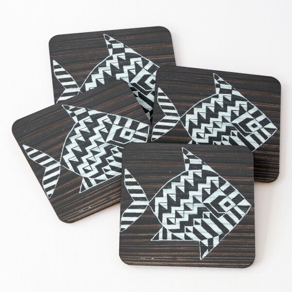 Item preview, fish, fishes, fishing, fish pictogram, white fish, art  designed and sold by JoannaLasGalery.