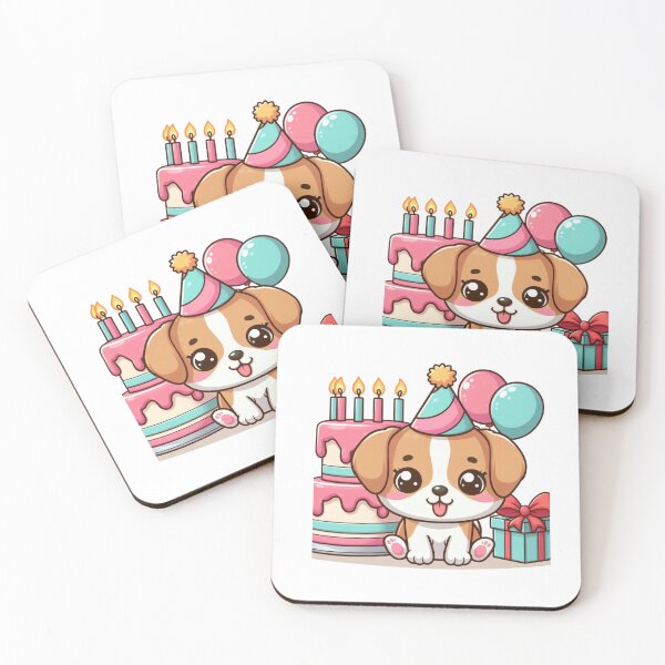 Item preview, Dog Puppy Birthday Partry Holiday Present Gift Kawaii designed and sold by rfd2.