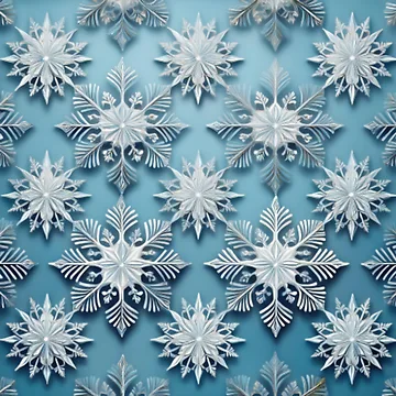 Artwork thumbnail, Elegant Snowflake Pattern by RaiyaTees