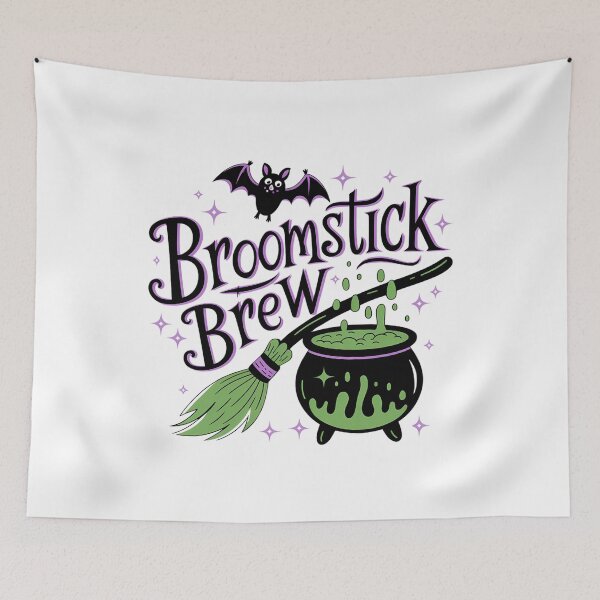 Item preview, Broomstick Brew - Witchy Halloween Design designed and sold by VioladesignByRW.