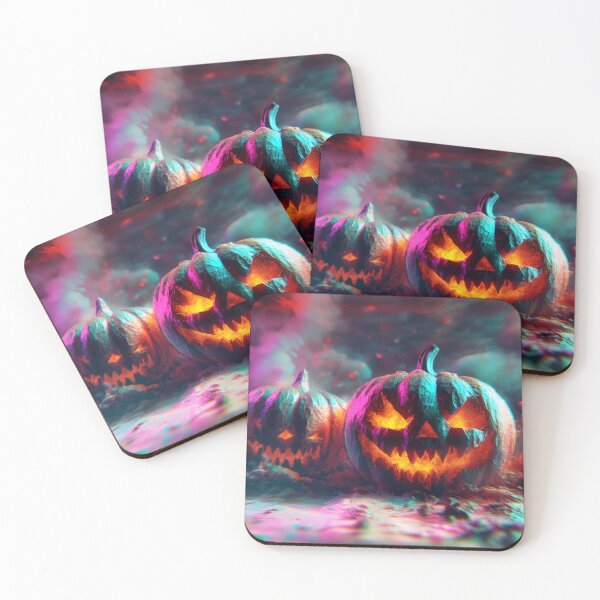 Item preview, Holographic Pumpkin Design 3D | Unique & Vibrant Halloween Decorations designed and sold by emaga.