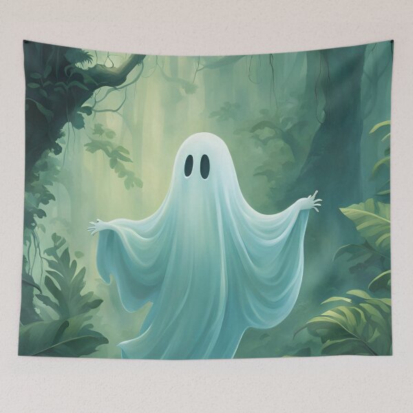 Item preview, Cute Ghost In Forest designed and sold by Urbanwraps.