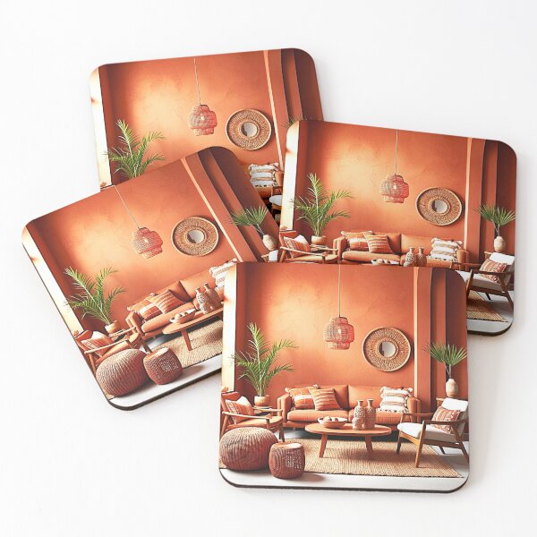 Item preview, Terracotta Dream: Modern Bohemian Living Room designed and sold by Ramasarsan.