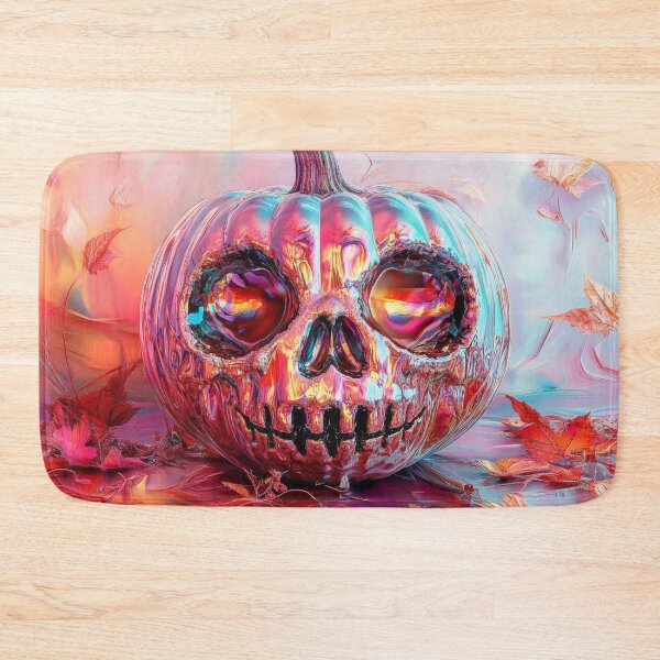 Item preview, Holographic Pumpkin Design 3D | Unique & Vibrant Halloween Decorations designed and sold by emaga.