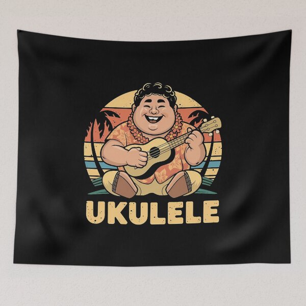 Item preview, Ukulele - The perfect gift for ukulele lovers, music enthusiasts, and those who enjoy tropical vibes and Hawaiian relaxation! designed and sold by Zyziowsky.
