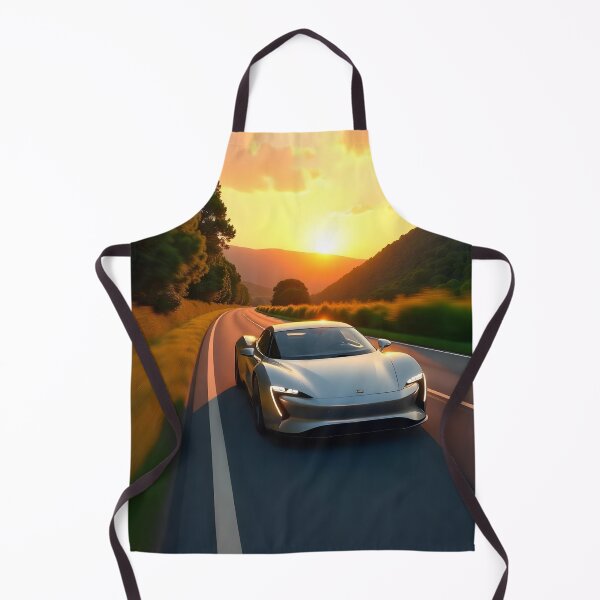 Item preview, Luxury Sports Car on a Winding Road at Sunset designed and sold by RobiCom.