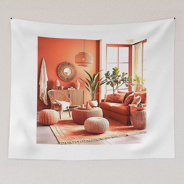 Item preview, Coral Oasis: Moroccan-Inspired Living Space designed and sold by Ramasarsan.