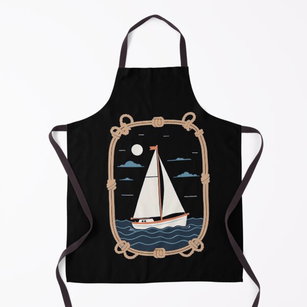 Item preview, Sailboat Adventure By The Sea Night designed and sold by LuminOrb.