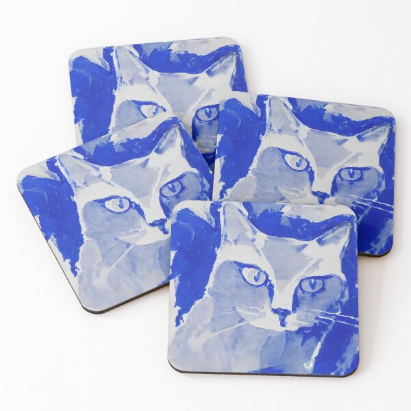 Item preview, Petey the Russian Blue designed and sold by ArtistaCats.