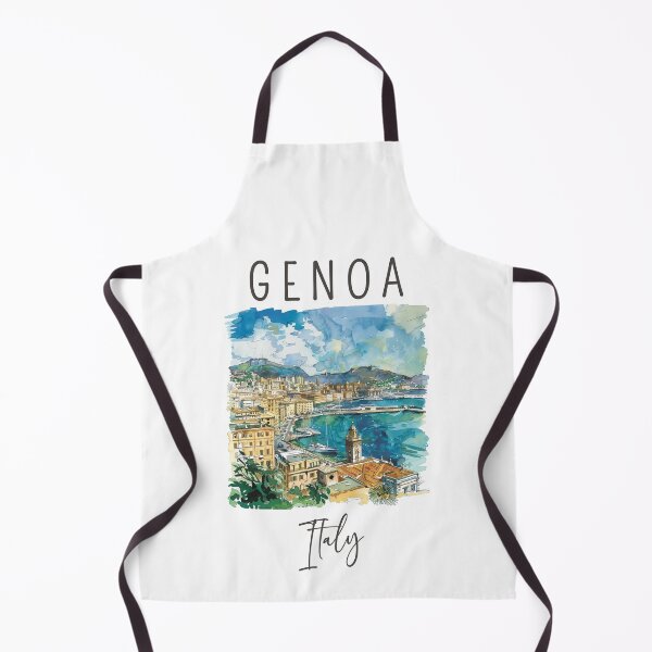 Item preview, A Watercolor Design of Genoa - Italy designed and sold by Sketch-Shack.