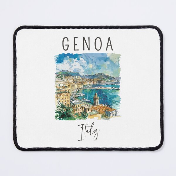 Item preview, A Watercolor Design of Genoa - Italy designed and sold by Sketch-Shack.