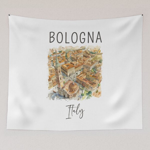 Item preview, A Watercolor Design of Bologna - Italy  designed and sold by Sketch-Shack.