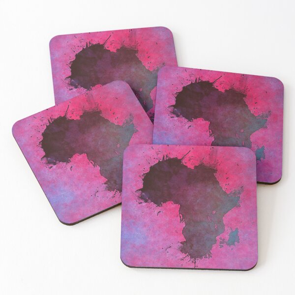 Item preview, Africa map pink #africa #map designed and sold by JBJart.