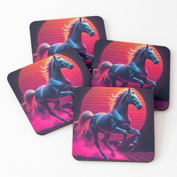 Item preview, Horse on a red background designed and sold by RobiCom.