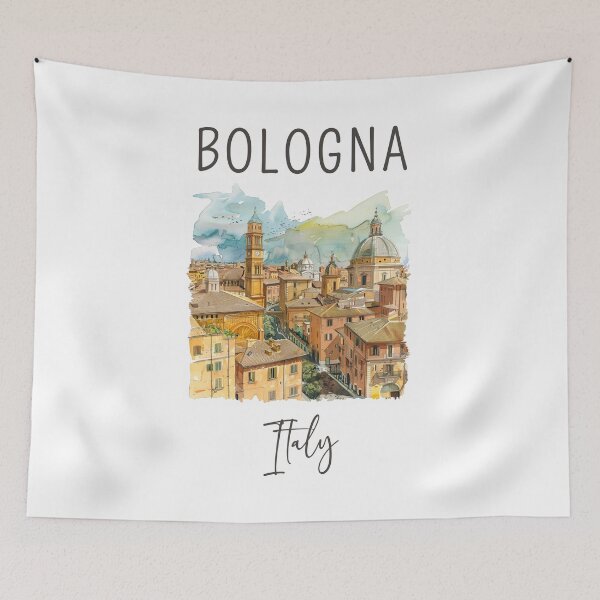 Item preview, A Watercolor Design of Bologna - Italy  designed and sold by Sketch-Shack.