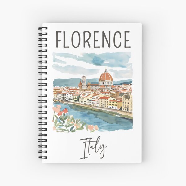Aperçu de l'œuvre Une aquarelle de Florence - Italie créée et vendue par Sketch-Shack.