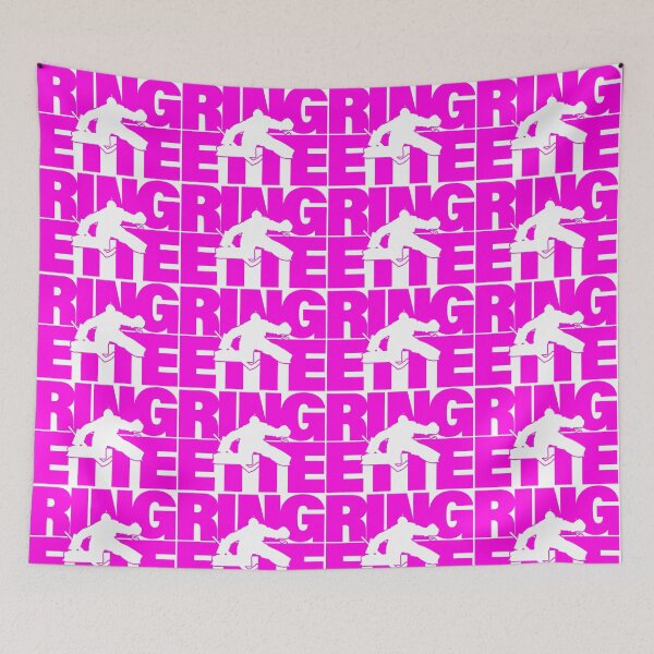 Item preview, Ringette goalie PINK silhuette designed and sold by EmeraldeaArt.