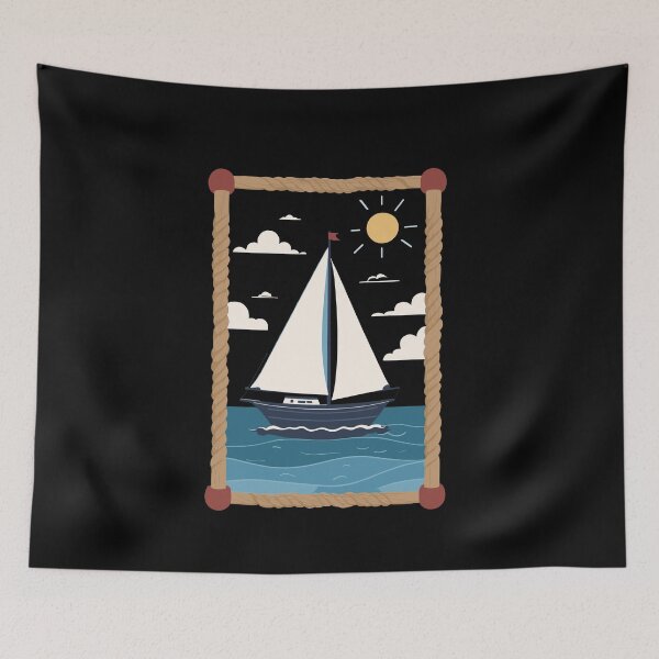 Item preview, Summer Sailing Boat Trip In The Sea designed and sold by LuminOrb.