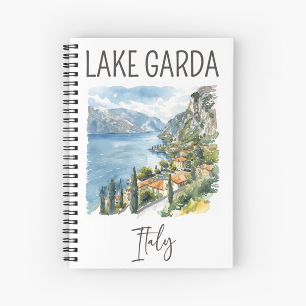 Item preview, A Watercolor Design of Lake Garda - Italy  designed and sold by Sketch-Shack.