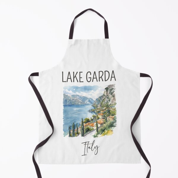 Item preview, A Watercolor Design of Lake Garda - Italy  designed and sold by Sketch-Shack.