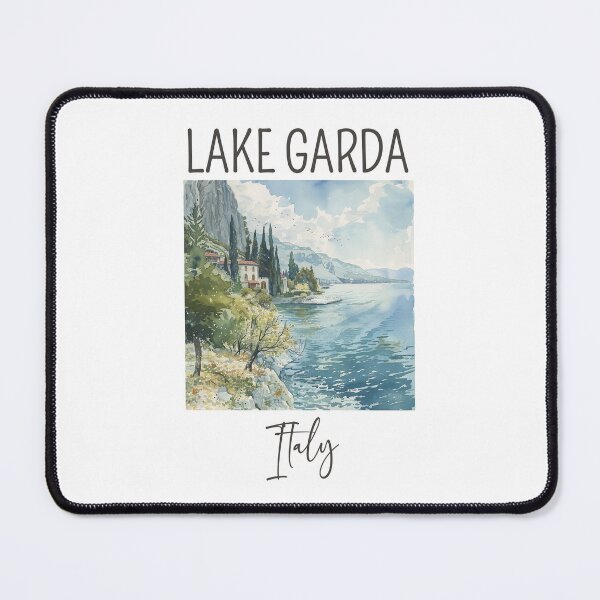 Item preview, A Watercolor Design of Lake Garda - Italy  designed and sold by Sketch-Shack.