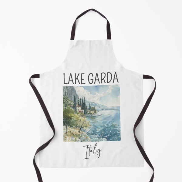 Item preview, A Watercolor Design of Lake Garda - Italy  designed and sold by Sketch-Shack.
