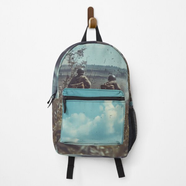Item preview, Soldiers Advancing Amidst Explosions designed and sold by landletsy.