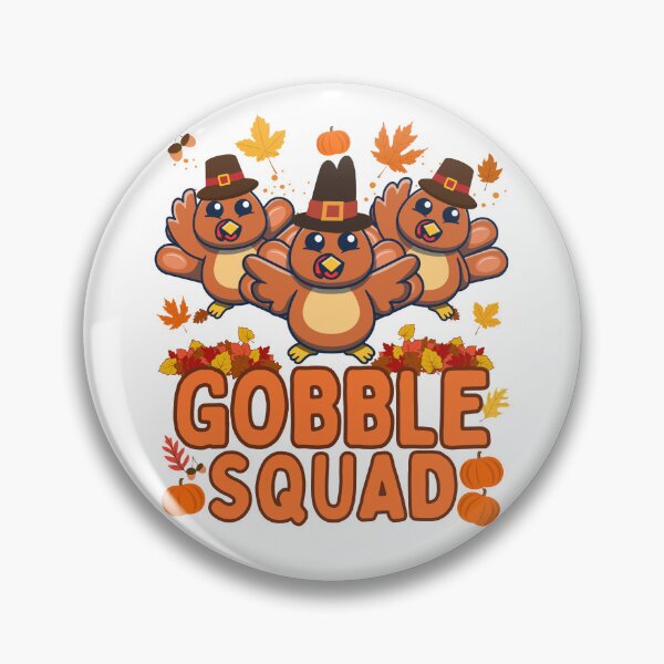 Artikelvorschau, Thanksgiving-Party mit Gobble Squad entworfen und verkauft von thebest-2studio.