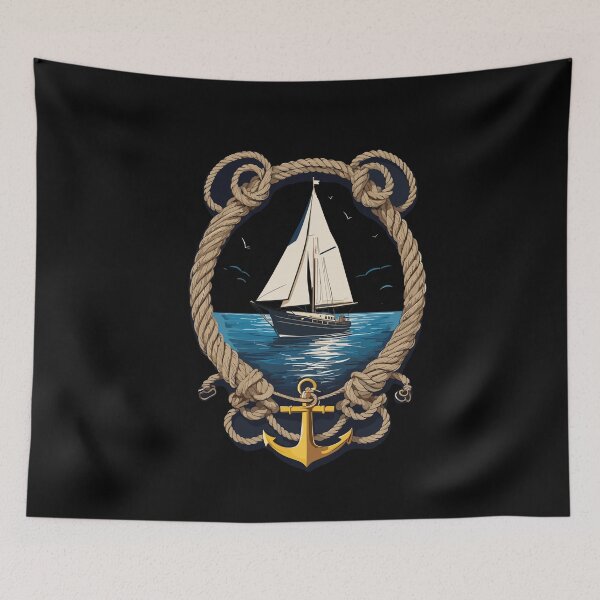 Item preview, Sailboat Adventure By The Sea designed and sold by LuminOrb.