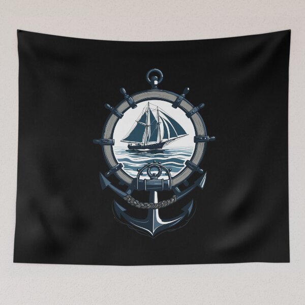 Item preview, Maritime Adventure Sailing Ship Anchor designed and sold by LuminOrb.