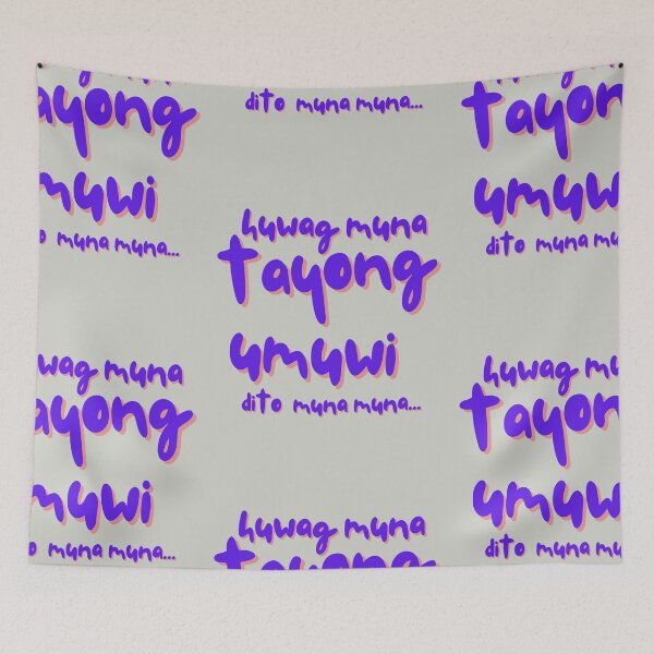 Item preview, Bini- Huwag muna tayong umuwi lyrics designed and sold by AissTee.