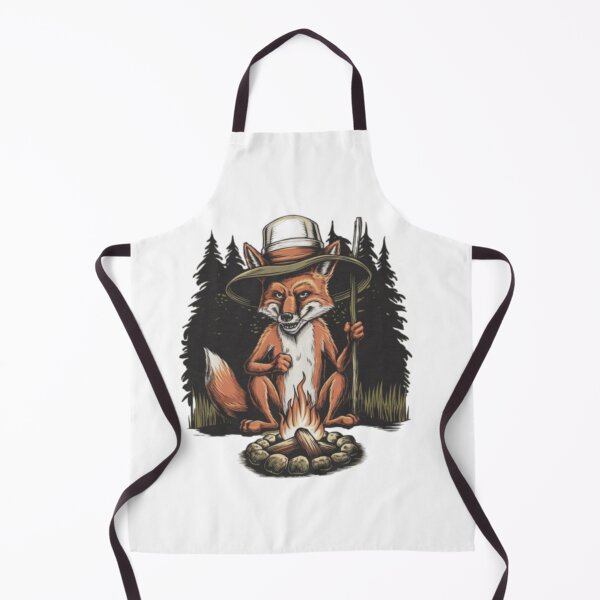 Item preview, CAMPFIRE FOX: CRAZY FOX SITTING BY CAMPFIRE  designed and sold by Obinne.