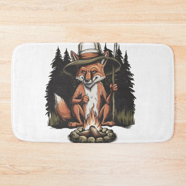 Item preview, CAMPFIRE FOX: CRAZY FOX SITTING BY CAMPFIRE  designed and sold by Obinne.